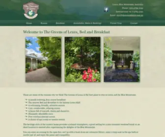 Thegreensleura.com.au(The Greens of Leura) Screenshot