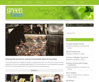 Thegreentimes.co.za(Climate change) Screenshot