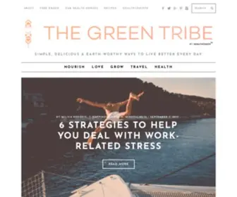 Thegreentribe.com(The Green Tribe) Screenshot
