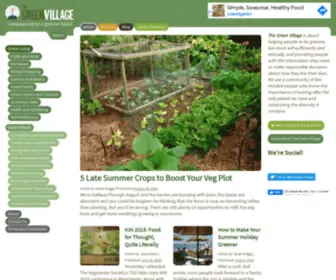 Thegreenvillage.co.uk(Thegreenvillage) Screenshot