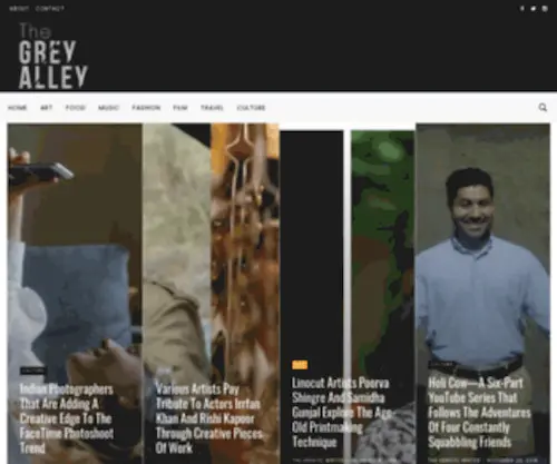 Thegreyalley.com(The Grey Alley) Screenshot