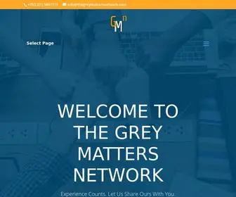 Thegreymattersnetwork.com(The Grey Matters Network) Screenshot