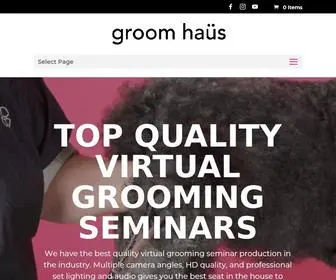 Thegroomhaus.com(Groom Haüs) Screenshot