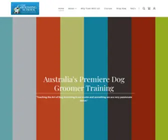 Thegroomingschool.com.au(Australia's Premier Dog Groomer Training Centre) Screenshot