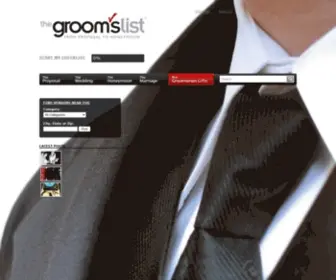 Thegroomslist.com(Groomsmen Gifts & Interactive Checklist) Screenshot