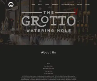 Thegrottobar.com(The Grotto) Screenshot