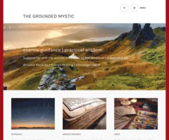 Thegroundedmystic.com(Find and live your purpose) Screenshot