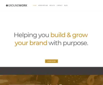 Thegroundwork.ca(GROUNDWORK) Screenshot