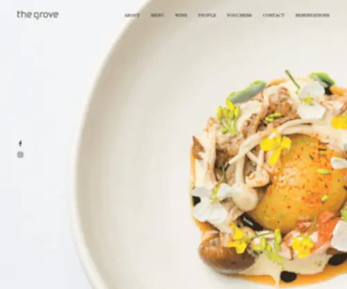 Thegroverestaurant.co.nz(The Grove serves modern New Zealand food with a French twist offering degustation dining) Screenshot