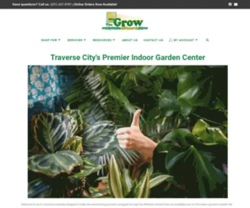 Thegrowstore.com(The Grow Store) Screenshot