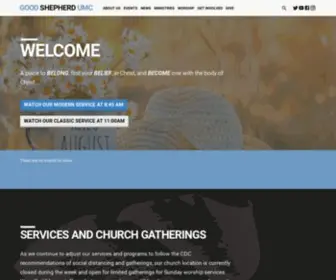 Thegsumc.com(Good Shepherd Christian Church a place to Belong) Screenshot