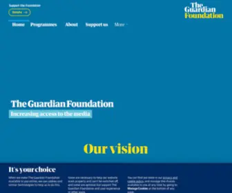 Theguardianfoundation.org(Our purpose) Screenshot