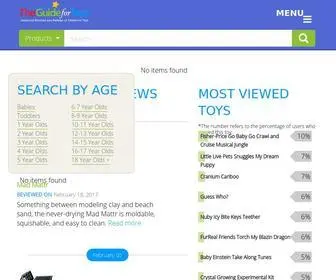 Theguidefortoys.com(The Guide For Toys) Screenshot