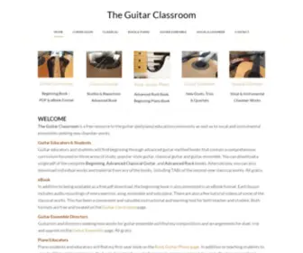 Theguitarclassroom.com(The Guitar Classroom) Screenshot