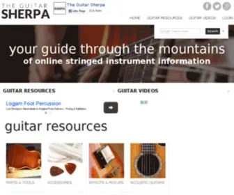 Theguitarsherpa.com(Theguitarsherpa) Screenshot