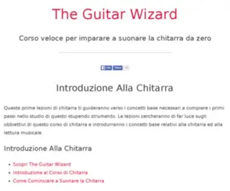 Theguitarwizard.com(The Guitar Wizard) Screenshot