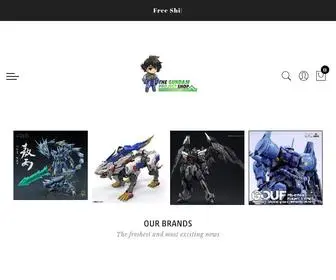 Thegundamproject.com(The Gundam Project Shop) Screenshot