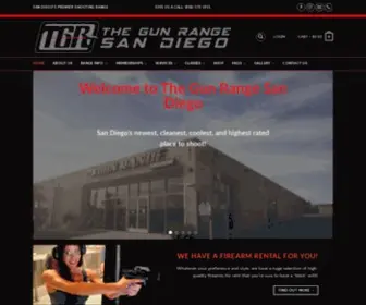 Thegunrangesandiego.com(San Diego's Premier Shooting Range) Screenshot