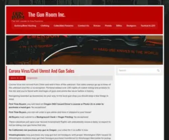 Thegunroominc.com(The NW Leader In Fine Firearms) Screenshot