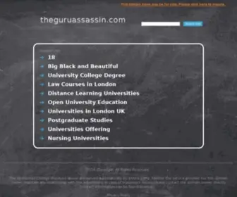 Theguruassassin.com(Theguruassassin) Screenshot