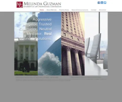 Theguzmanfirm.com(California Attorney & Mediator) Screenshot