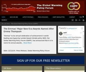 Thegwpf.com(The Global Warming Policy Forum (GWPF)) Screenshot