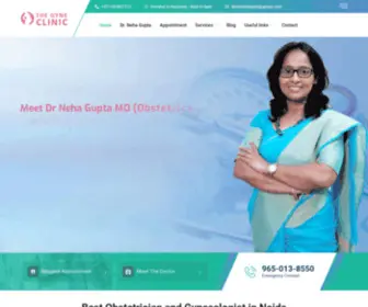 Thegyneclinic.com(Dr. Neha Gupta) Screenshot