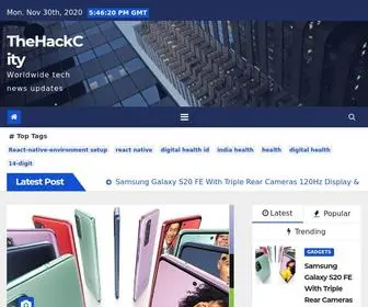 Thehackcity.com(Worldwide tech news updates) Screenshot