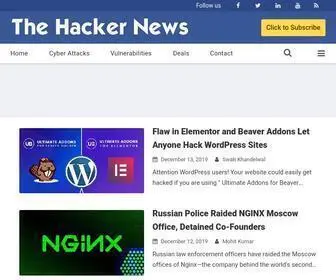 Thehackernews.com(The Hacker News) Screenshot