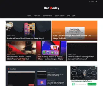 Thehacktoday.com(Hacking News Platform) Screenshot