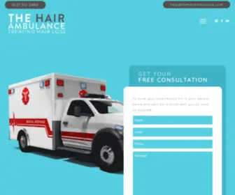 Thehairambulance.com(Hair Loss Advice) Screenshot