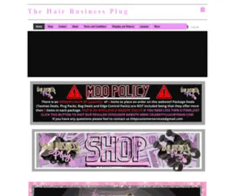 Thehairbusinessplug.com(The Hair Business Plug) Screenshot