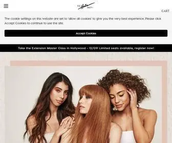 Thehairshop.com(Professional Hair Extensions & Tools) Screenshot