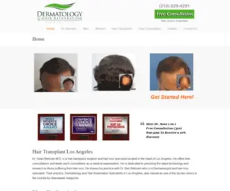 Thehairtransplantlosangeles.com(Hair Transplant Los Angeles) Screenshot