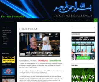 Thehalalfoundation.com(Halal Income) Screenshot