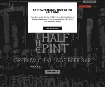 Thehalfpint.com(The Half Pint) Screenshot