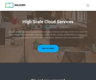 Thehalgurd.com(High Scale Cloud Services) Screenshot