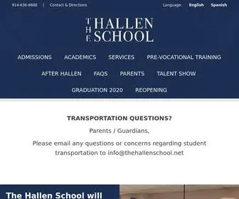 Thehallenschool.net(The Hallen School) Screenshot