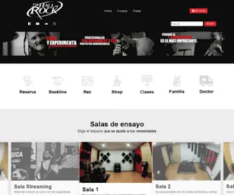 Thehallofrock.com(Salas de ensayo y grabación en Bogotá) Screenshot