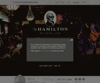 Thehamiltondc.com(The Hamilton) Screenshot