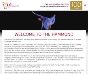 Thehammondschool.co.uk(The Hammond School in Chester) Screenshot