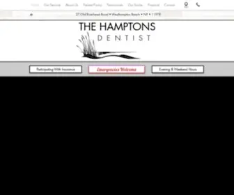 Thehamptonsdentist.com(The Hamptons Dentist) Screenshot