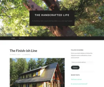 Thehandcraftedlife.com(The handcrafted life) Screenshot