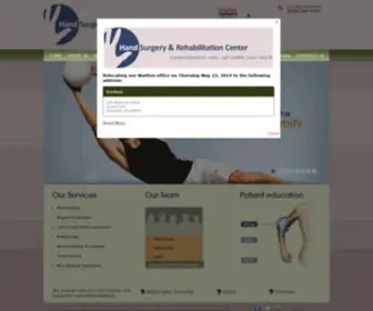 Thehanddoctors.com(Hand Surgery & Rehabilitation Center Marlton) Screenshot