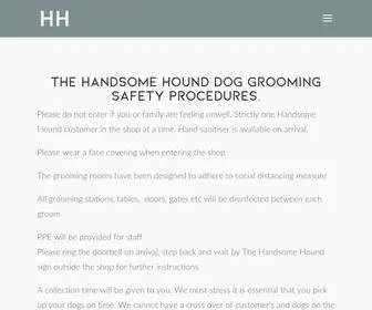 Thehandsomehound.co.uk(Dog Groomer in Balham) Screenshot