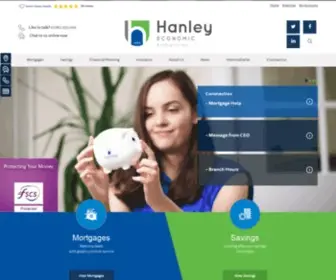 Thehanley.co.uk(Hanley Economic Building Society) Screenshot