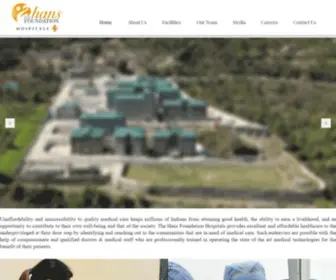 Thehansfoundationhospitals.org(Non Profit Hospital) Screenshot