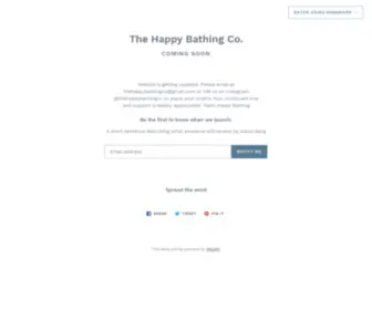 Thehappybathing.co(The Happy Bathing Co) Screenshot