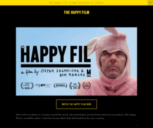 Thehappyfilm.org(The Happy Film) Screenshot