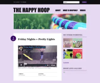 Thehappyhoop.com(The journey) Screenshot